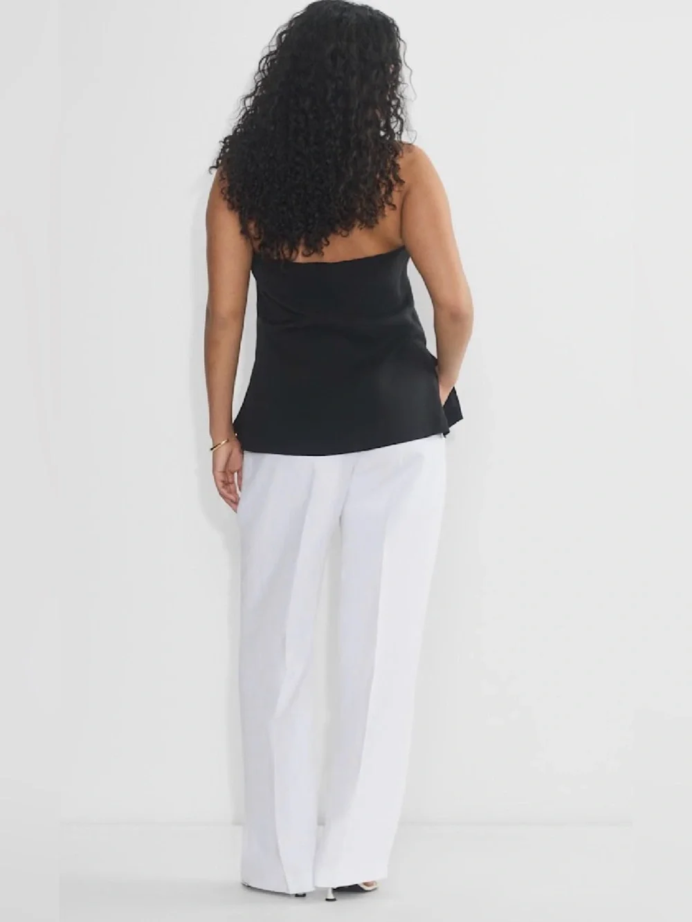 Aritzia The Effortless Linen Curve Fit Pant